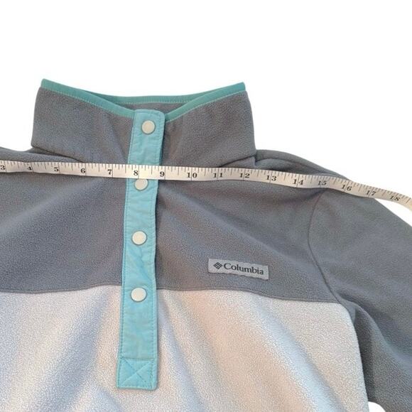SALE! Columbia Fleece Sweatshirt - Size Small - Like New - Gray, Quarter Snap Up - Picture 12 of 14